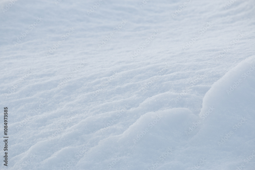 Ripple pattern on fresh white snow texture background Ripple pattern on fresh white snow texture background