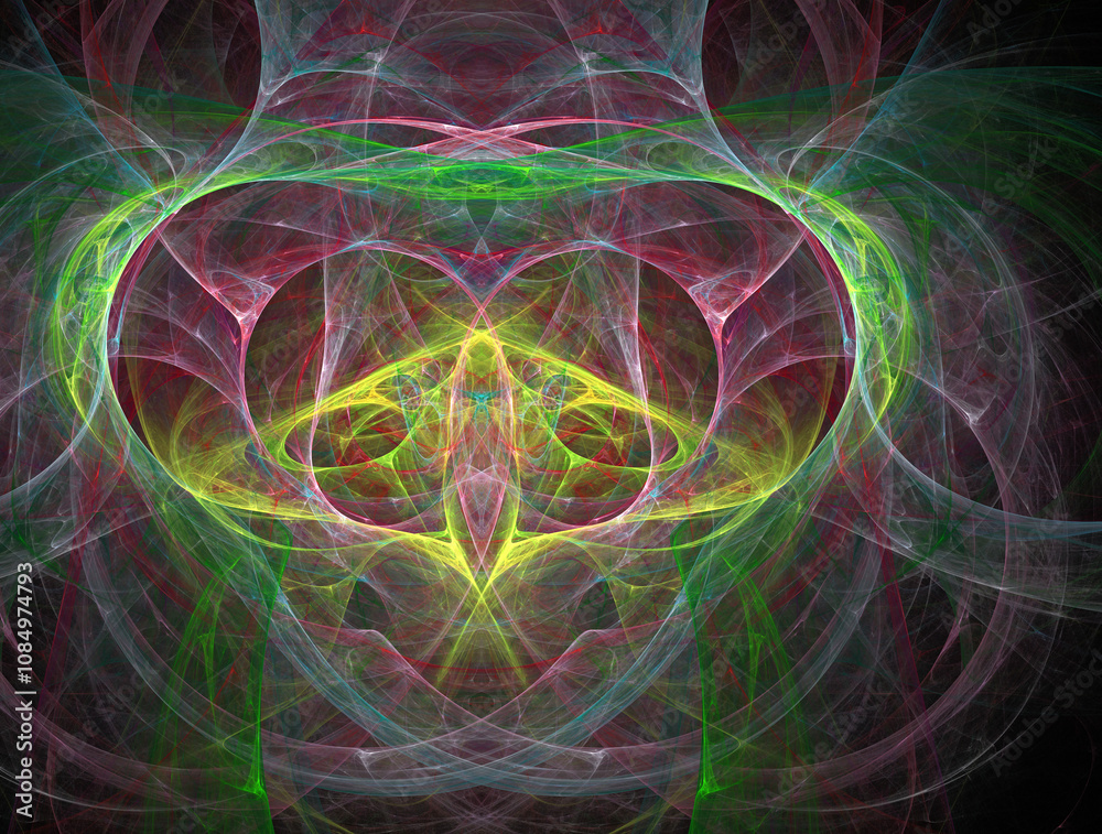 Fototapeta premium Imaginatory fractal abstract background Image