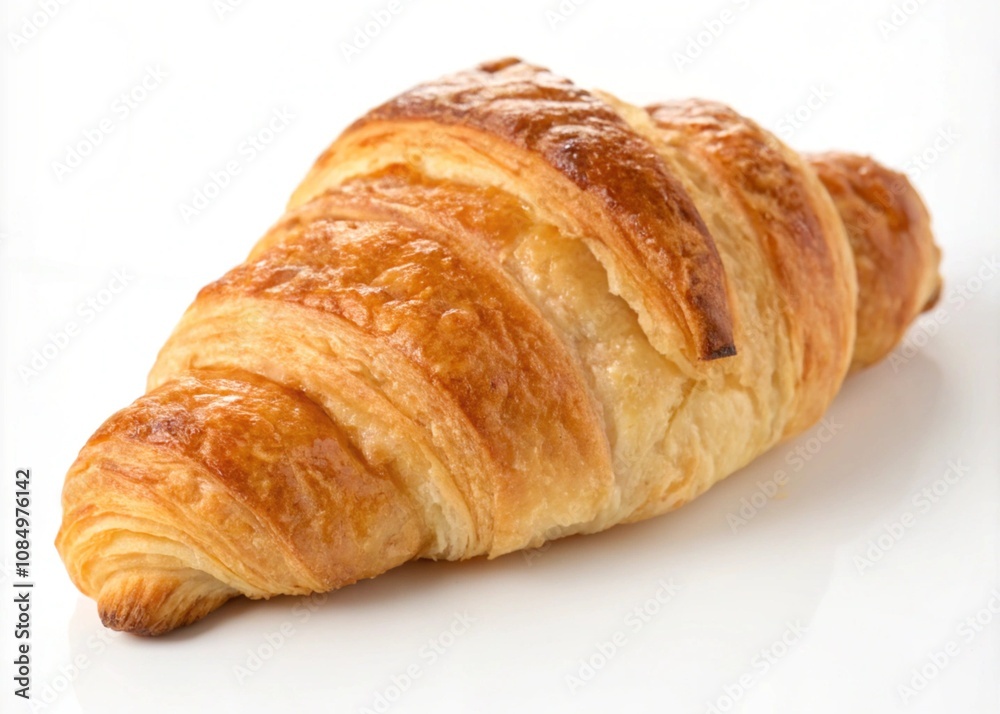Croissant isolated on white background Croissant isolated on white background