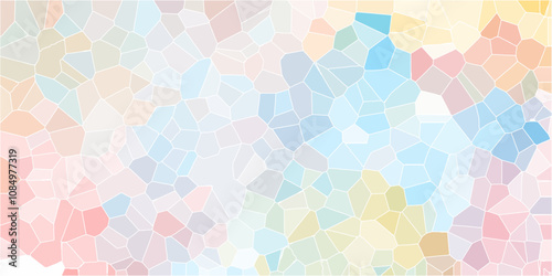 Wallpaper Mural light colorful pastel blue crystallize abstract background in light sweet vector illustration.black stoke colors stone tile pattern. Cement kitchen decor. abstract mosaic polygonal vector background . Torontodigital.ca