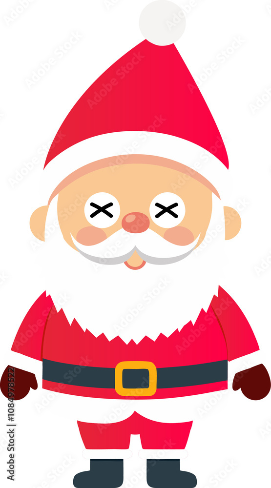 Cute Santa Claus cartoon, merry christmas Cute Santa Claus cartoon, merry christmas