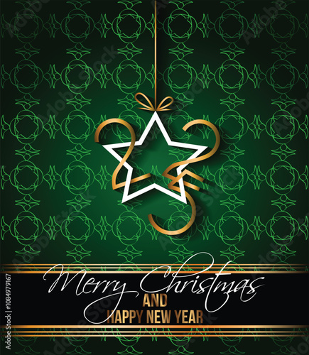 2025 Happy New Year and merry christmas background for your seasonal invitations, festive posters, greetings cards.