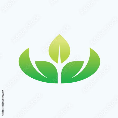 green people healty logodesign modern