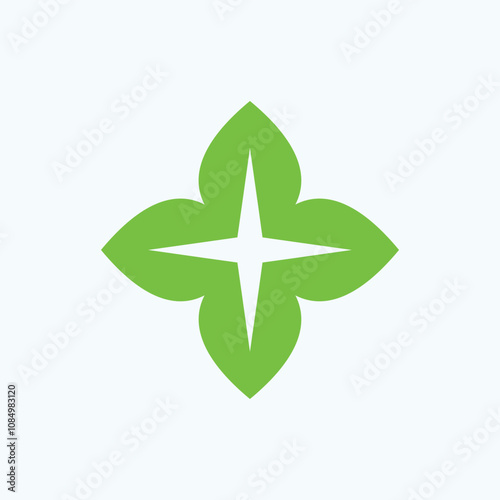 green people healty logodesign modern