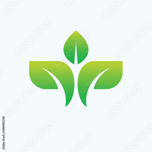 green people healty logodesign modern