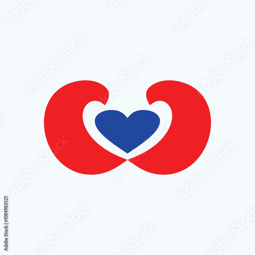 Hands with Heart Shape - Illustration Icons
