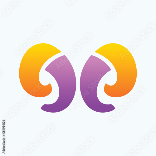 letter M vector illustration template