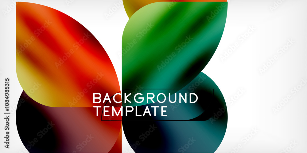 Color geometric shapes background shadow circles Color geometric shapes background shadow circles