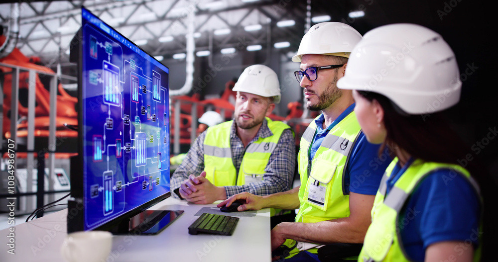 Engineer Operator Using Scada System
