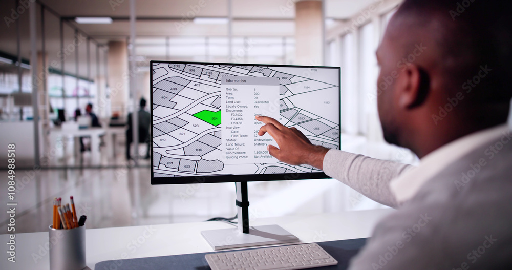 City Building Cadastre Map
