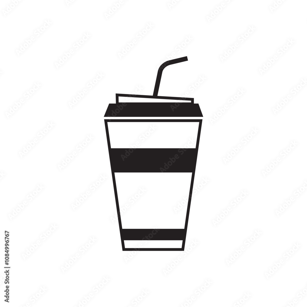 Paper coffee cup icon. Hot coffee cup icon. Paper coffee cup icon. Hot coffee cup icon.