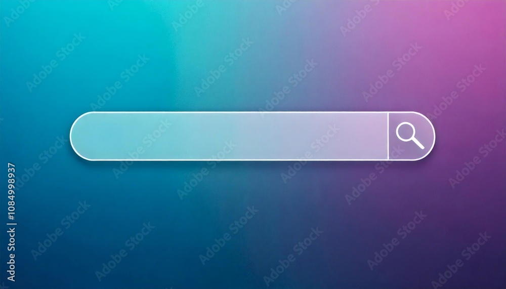 Abstract Search Bar on Colorful Background Abstract Search Bar on Colorful Background