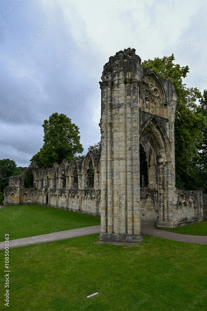 Fototapeta premium St Mary's Abbey - York, United Kingdom