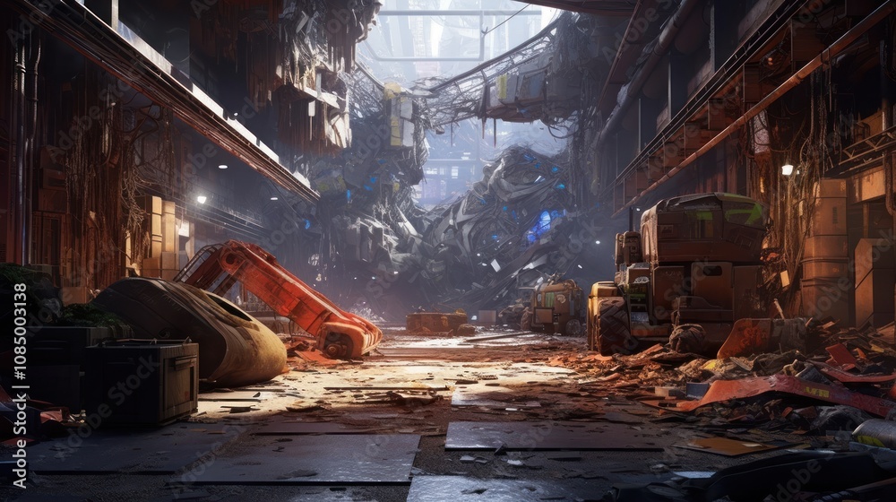 Post-Apocalyptic Cityscape Post-Apocalyptic Cityscape