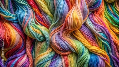 A vibrant tapestry of interwoven threads, showcasing a symphony of colors, each strand a unique brushstroke of nature's palette, creating a captivating visual experience.