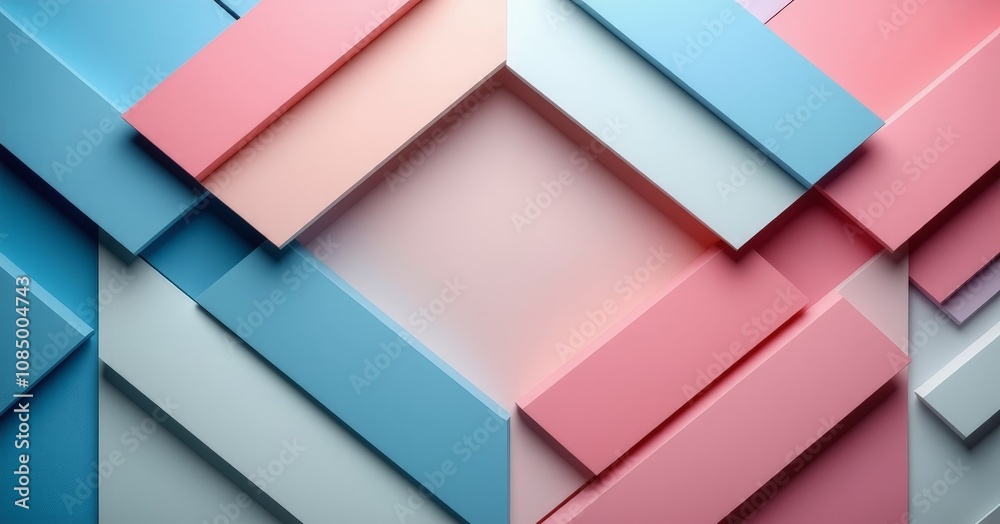 Pastel Geometric Patterns Modern Squares Versatile Design Concept Pastel Geometric Patterns Modern Squares Versatile Design Concept
