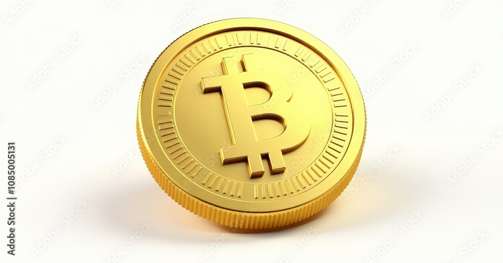 Shiny Gold Coin Image For Digital Currency Concepts Shiny Gold Coin Image For Digital Currency Concepts