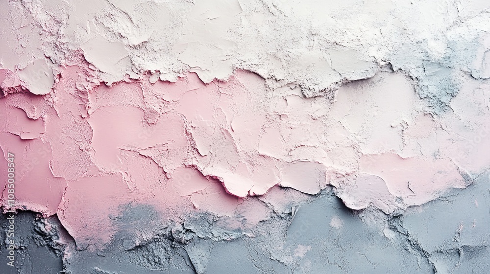 Beige pink gray hue shift, gentle rough texture, simple non-representational cover design, Generative AI