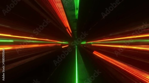 flash neon warp drive effect space travel vibes