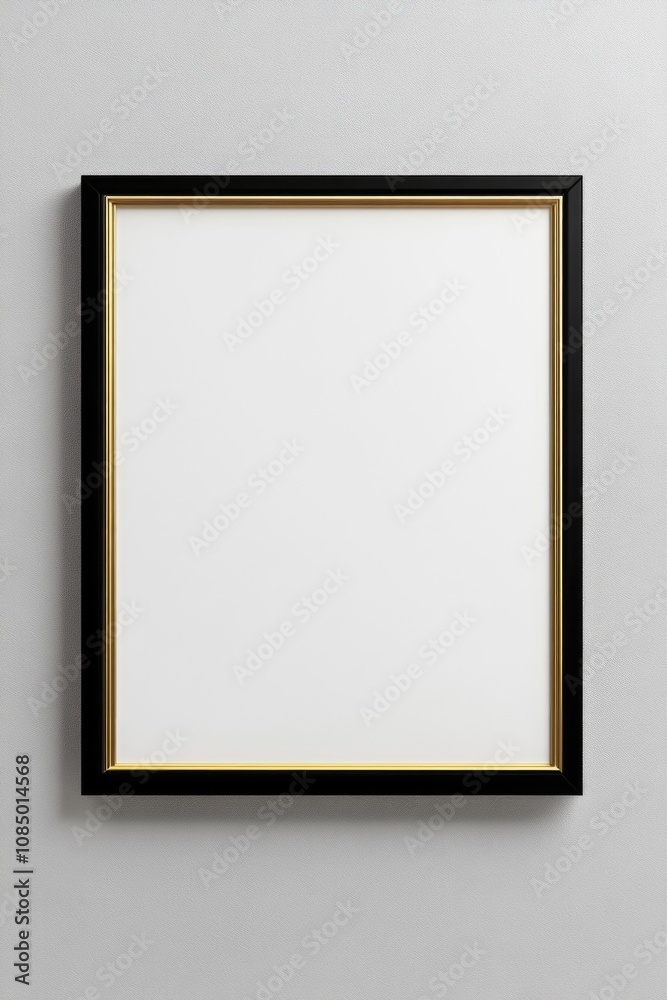 Wall decoration with picture frame