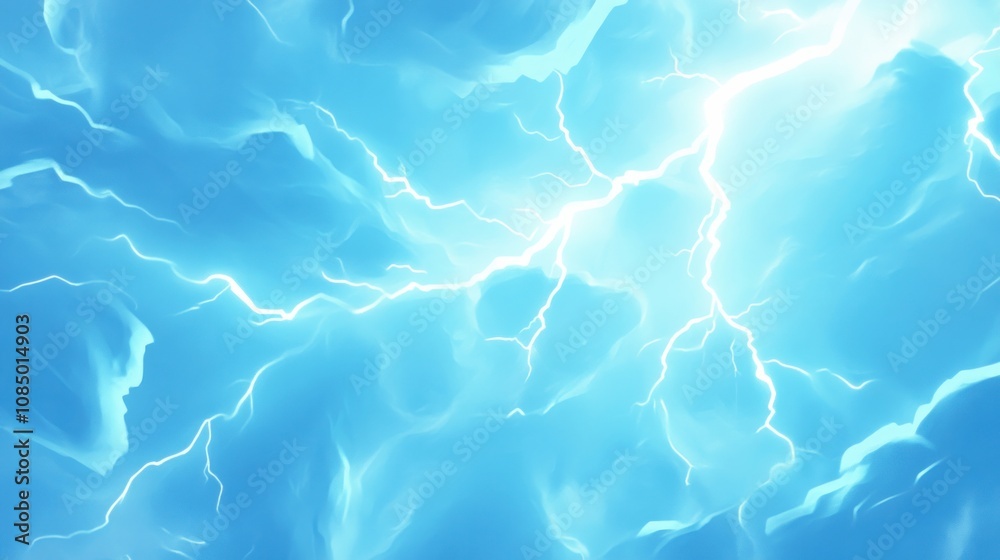 Dynamic anime-style radial lightning effect backdrop.
Dynamic anime-style radial lightning effect backdrop.