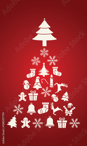 a christmas tree with a lot of different things on it