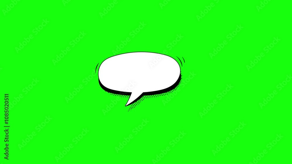 Animated Comic Bubbles. Speech and Thought Balloon Designs in Motion Green Screen Animated Comic Bubbles. Speech and Thought Balloon Designs in Motion Green Screen