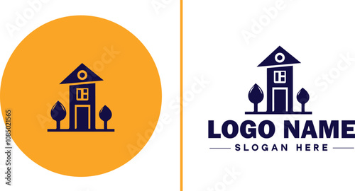 Building Materials icon Construction supplies Building supplies Construction materials flat logo sign symbol editable vecto