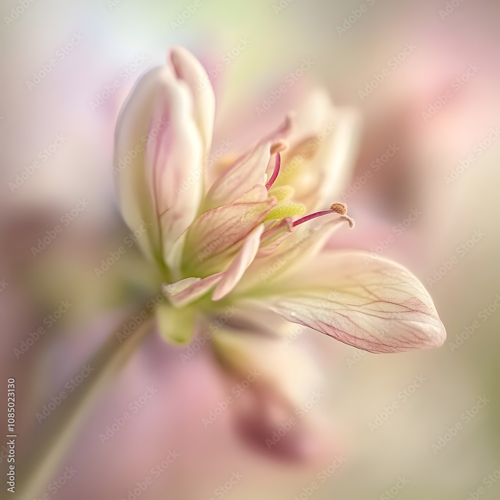 Delicate Spring Blossom in Soft Natural Lighting Botanical Photography Delicate Spring Blossom in Soft Natural Lighting Botanical Photography
