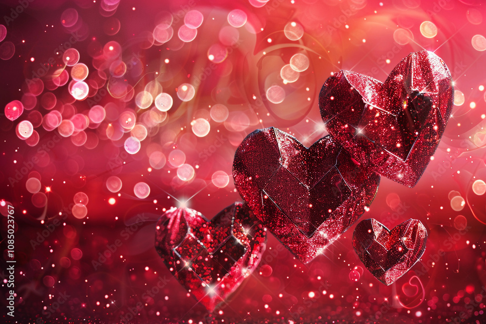 Beautiful greeting card with bright holiday composition for happy celebrate a valentines day Beautiful greeting card with bright holiday composition for happy celebrate a valentines day