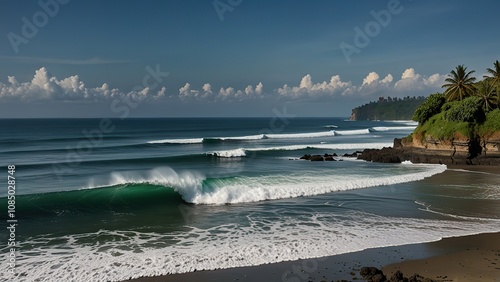 Suluban surf beach. Bali, Indonesia. photo