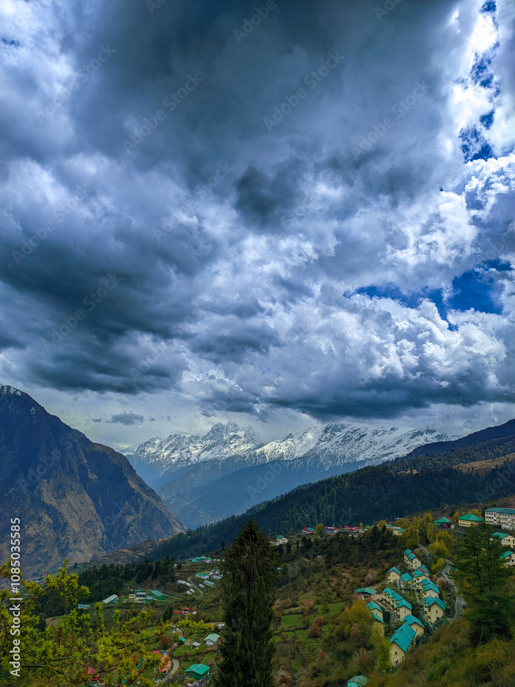 Fototapeta premium auli uttarakhand 