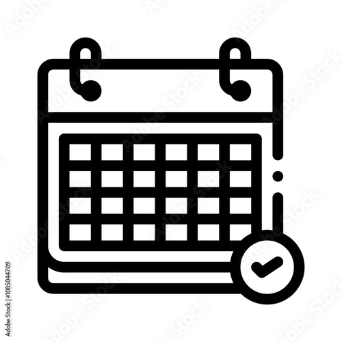scheduling line icon