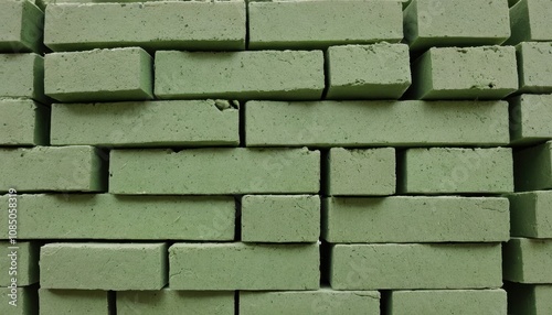 Green building bricks made from agricultural waste