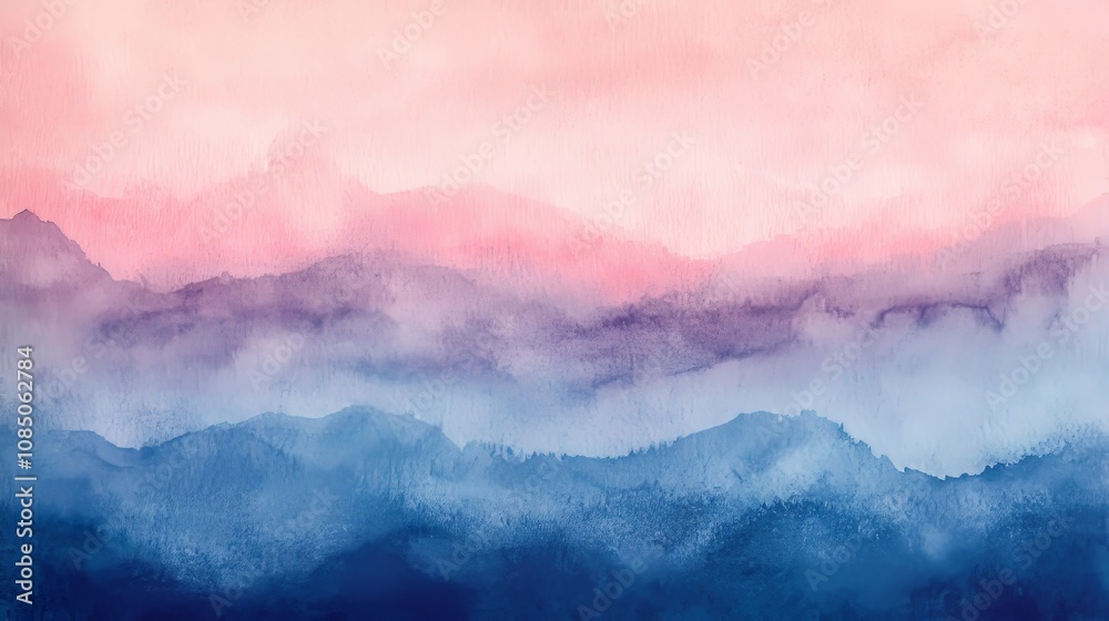 A soft watercolor gradient background with smooth blends of pastel shades of pink, blue and lavender. A soft watercolor gradient background with smooth blends of pastel shades of pink, blue and lavender.