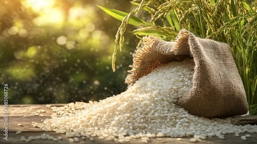 rice in a basket