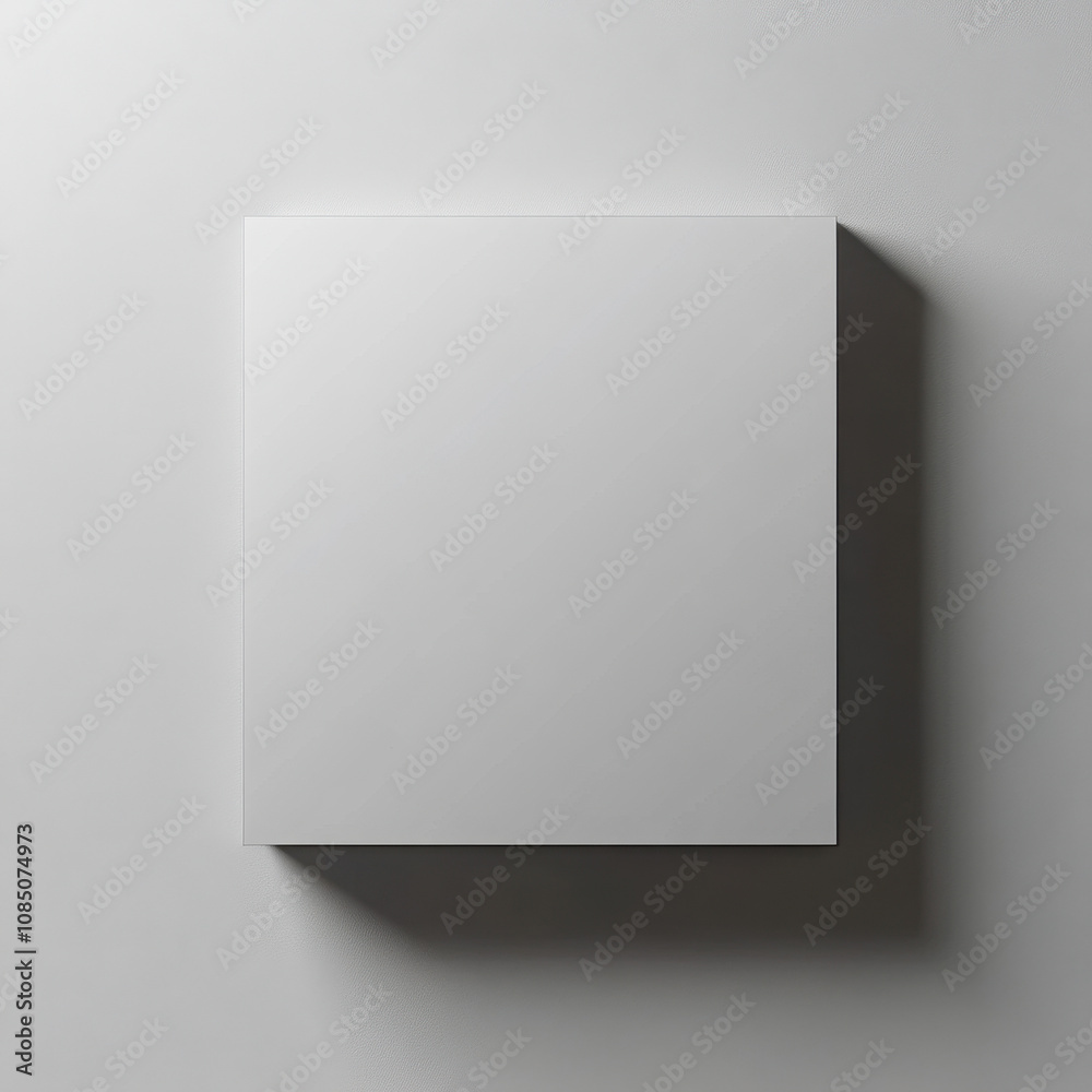 Blank Sticky Note on a Minimalist Background Blank Sticky Note on a Minimalist Background