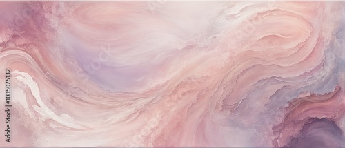 Abstract Pink and Purple Swirls: A Serene Canvas