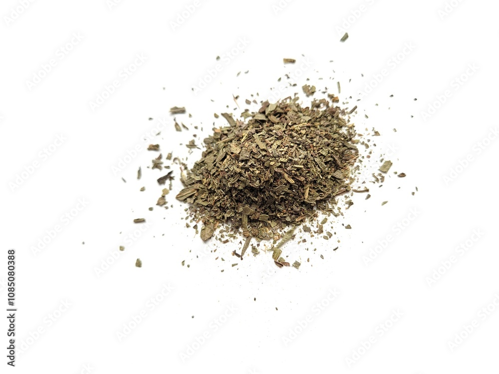 Dried tarragon leaves with awesome aroma. Dried tarragon leaves with awesome aroma.