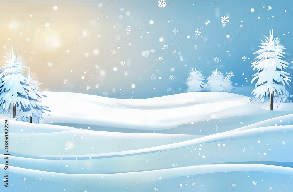 winter landscape with snow winter landscape with snow