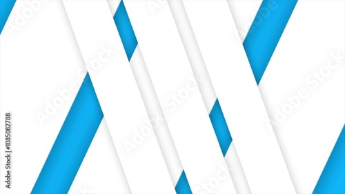 Modern Abstract Background Design with Blue and White Diagonal Lines - Minimalist Composition Featuring Clean Geometry and Bold Color Contrasts