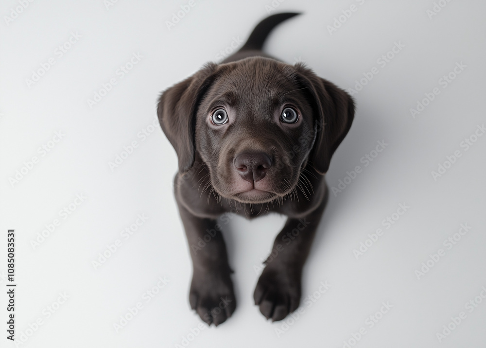 Pure youth crazy. Dog is posing. Cute playful doggy or pet is playing and looking happy isolated on white background. Concept of motion, action, movement. Pure youth crazy. Dog is posing. Cute playful doggy or pet is playing and looking happy isolated on white background. Concept of motion, action, movement.