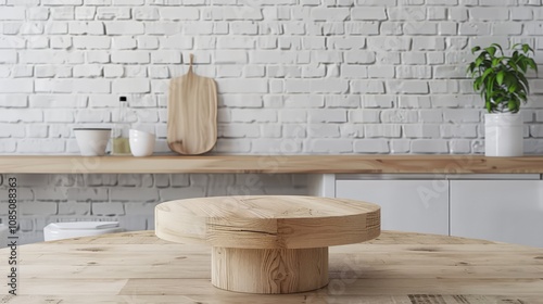 The table, though worn with use, had an inviting warmth, perfect for family meals or quiet moments of preparation.