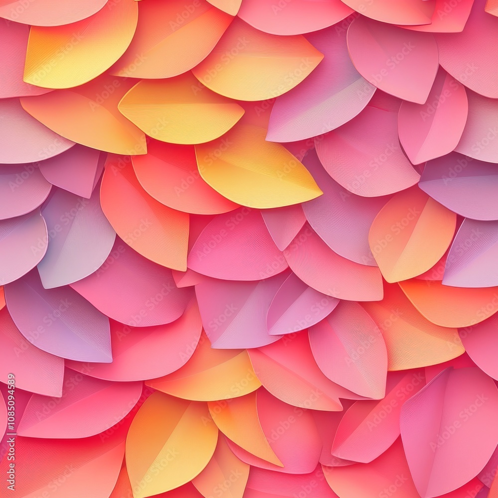 Colorful Layers of Paper Petals in Warm Shades of Pink and Orange Creating a Beautiful and Vibrant Background for Artistic Projects or Creative Designs Colorful Layers of Paper Petals in Warm Shades of Pink and Orange Creating a Beautiful and Vibrant Background for Artistic Projects or Creative Designs