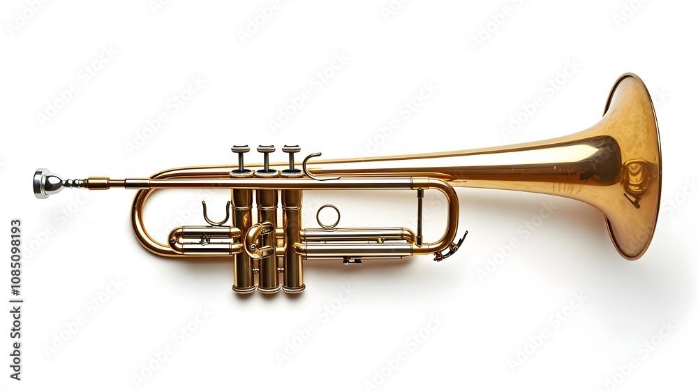 Isolated trombone for creative musical projects Isolated trombone for creative musical projects