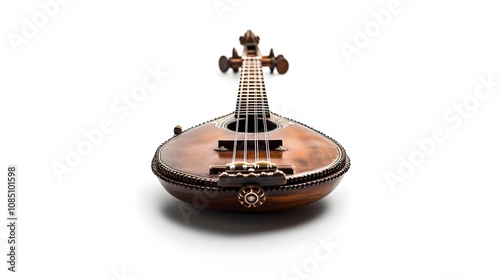 Obraz na płótnie Isolated sitar for creative musical projects