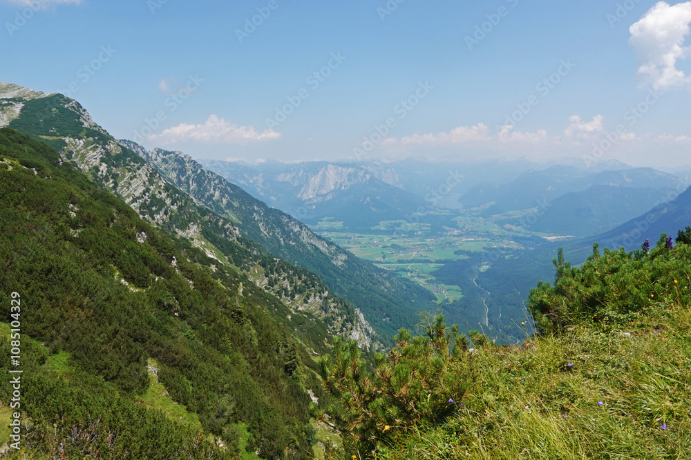 The view from Imbachhorn mountain, Austria The view from Imbachhorn mountain, Austria