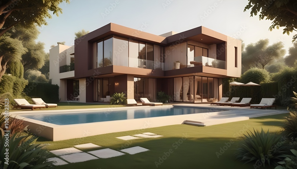 3d view of house model 3d view of house model