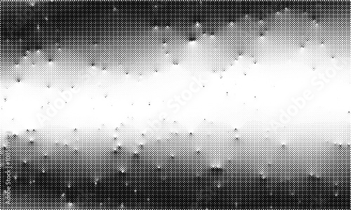 Subtle halftone vector texture overlay. Monochrome abstract splattered background.