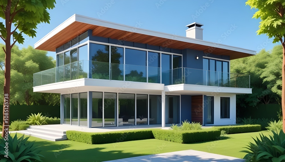 3d view of house model 3d view of house model
